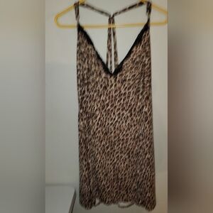 Leopard Print Women's Night Gown